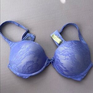Victoria's Secret Blue Underwire Bra with Full Coverage